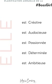 Planification annuelle de la #GirlBoss: Entrepreneuriat et Médias sociaux
