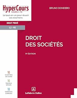 Droit des sociétés. 9e éd.