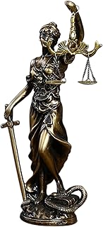 Lady Justice – Statue Juridique Élégante, Symbole D